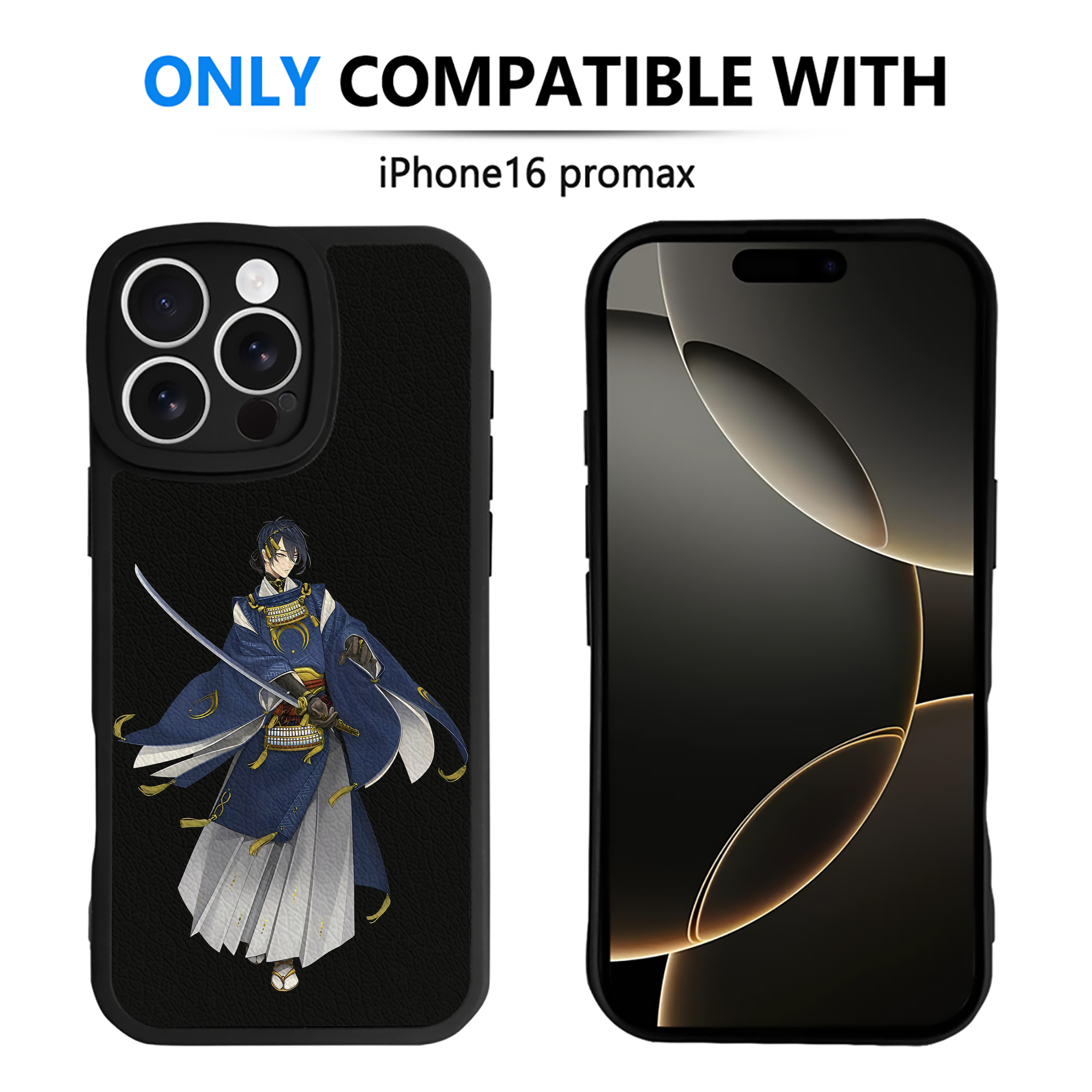 （画像用） 刀剣乱舞 Touken Ranbu 【iPhone 16シリーズ対応】シリコンスマホケース（レザー調） 材質：シリコン